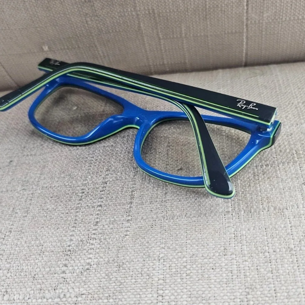 Ray-Ban Youth Kids Glasses Frame Eyewear Black/Blue Tone Eyeglasses RB1536